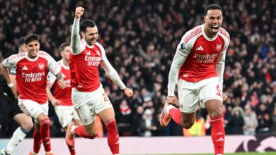 شوط ثانٍ مثالي.. آرسنال يوقف سلسلة أستون فيلا بفوز كاسح