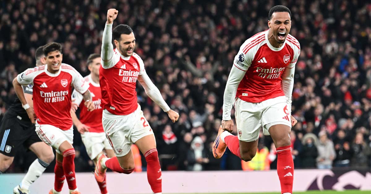شوط ثانٍ مثالي.. آرسنال يوقف سلسلة أستون فيلا بفوز كاسح