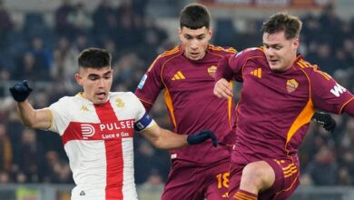 روما يُفاجئ جنوى بثلاثية مبكرة ويرتقي للمركز الرابع مؤقتًا