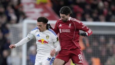ليدز ينجح في الخروج بنقطة من معقل ليفربول