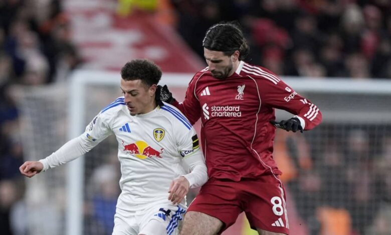 ليدز ينجح في الخروج بنقطة من معقل ليفربول