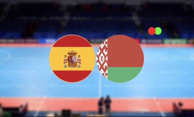 بث مباشر.. شاهد مباراة إسبانيا وبيلاروسيا في كأس أوروبا لكرة الصالات فوتسال