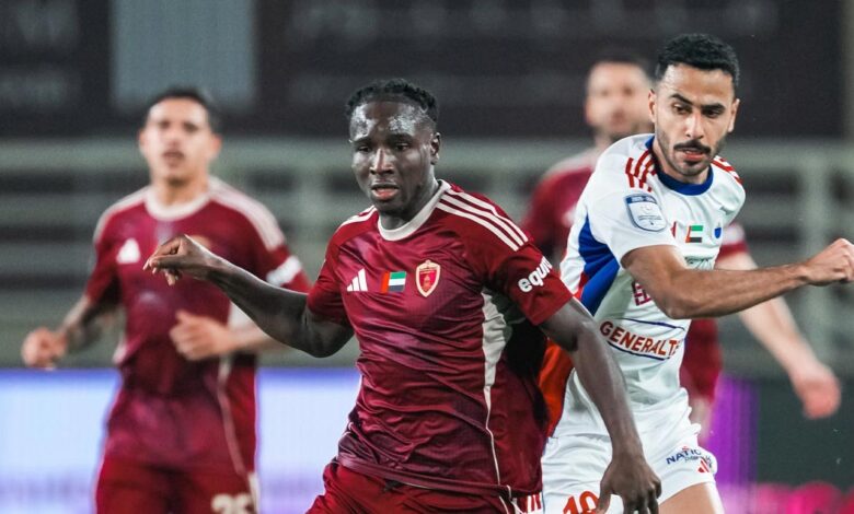 الوحدة يرد سريعاً على تقدم الشارقة ويقاسم النقاط