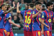رباعية في 16 دقيقة.. برشلونة يسحق بلباو ويبلغ نهائي كأس السوبر الإسباني