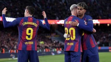 شوط أول صعب وثلاثية حاسمة.. برشلونة يقهر أوفييدو ويعتلي الصدارة مجددًا
