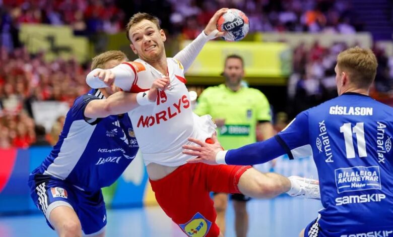 كرة يد.. الدنمارك تكسر مقاومة آيسلندا بصعوبة وتضرب موعدًا ناريًا مع ألمانيا في النهائي
