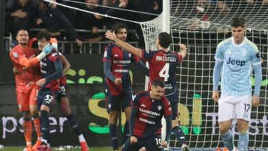 نهاية السلسلة.. كالياري يوقف قطار يوفنتوس ويواصل الابتعاد عن منطقة الهبوط