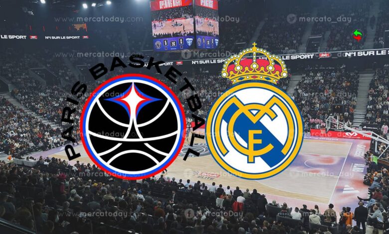 كرة سلة.. بث مباشر مباراة ريال مدريد وباريس في الدوري الأوروبي