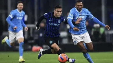 لاوتارو مارتينيز وجيسوس في مباراة الإنتر ونابولي بالدوري الإيطالي - 11 يناير 2026