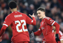 فيرتز وإيكيتكي يقودان ليفربول للتخلص من بارنسلي برباعية