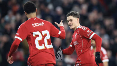 فيرتز وإيكيتكي يقودان ليفربول للتخلص من بارنسلي برباعية