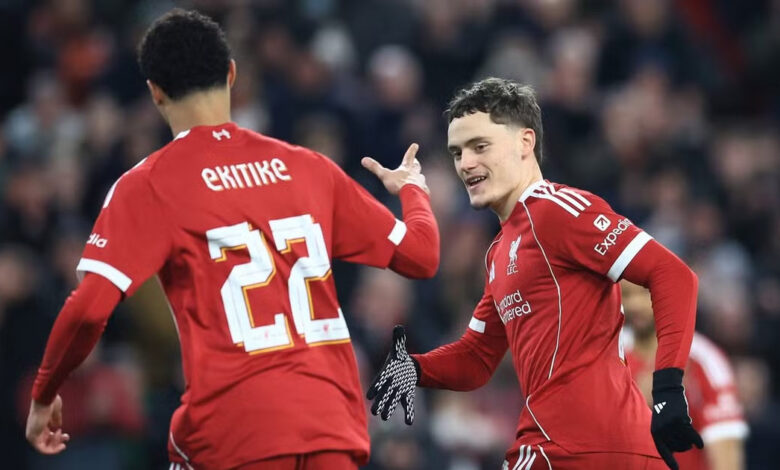 فيرتز وإيكيتكي يقودان ليفربول للتخلص من بارنسلي برباعية