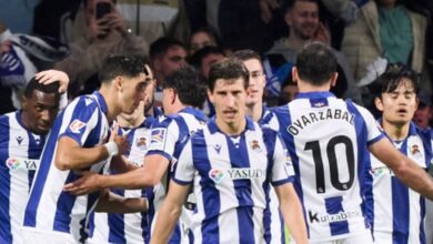 ريال سوسيداد يفرض تفوقه أمام برشلونة على أرضه