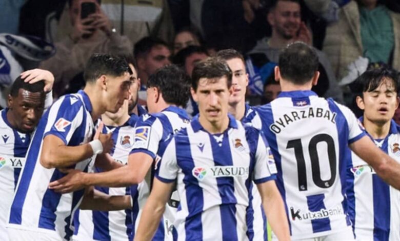 ريال سوسيداد يفرض تفوقه أمام برشلونة على أرضه