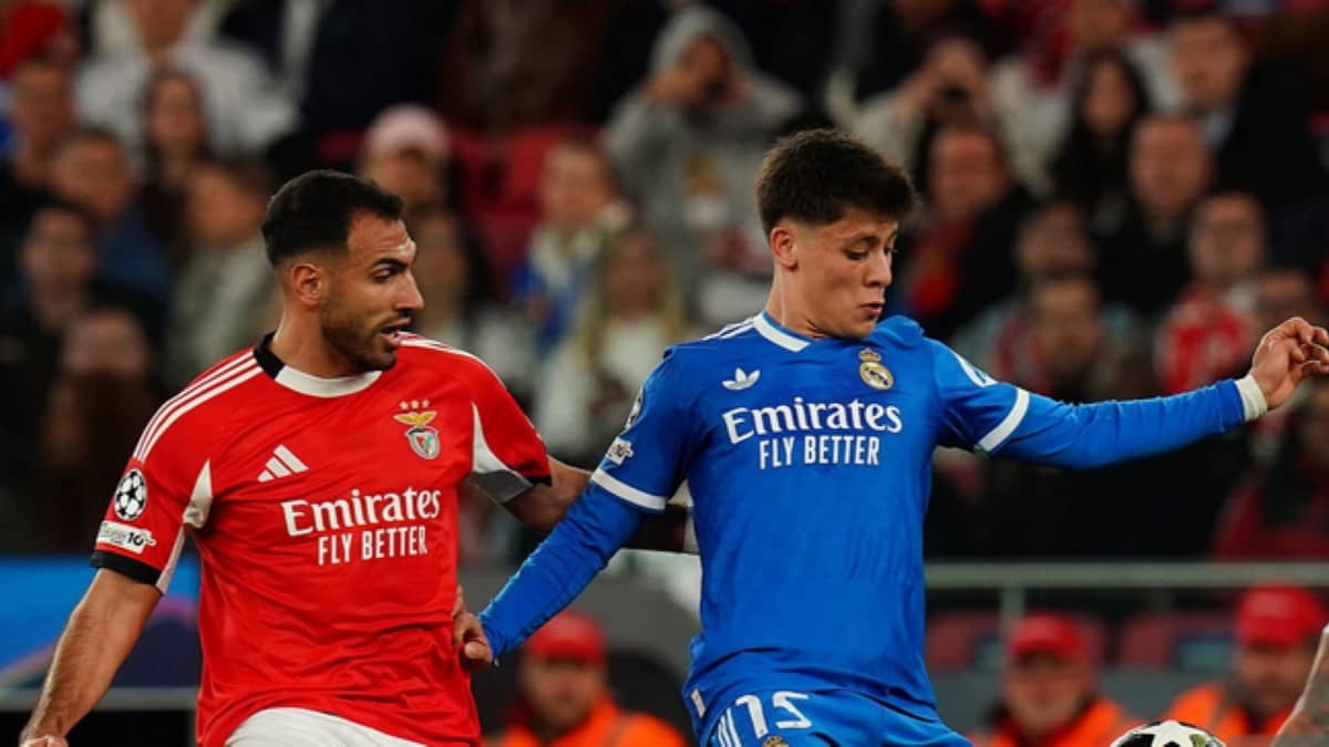 فوز صعب لريال مدريد على بنفيكا يمنحه الأفضلية قبل الإياب