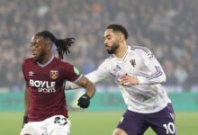 سيسكو ينقذ مانشستر يونايتد من الخسارة أمام وست هام في الوقت القاتل