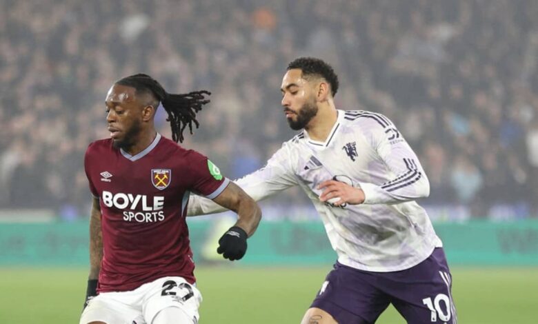 سيسكو ينقذ مانشستر يونايتد من الخسارة أمام وست هام في الوقت القاتل