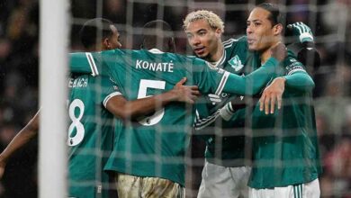 رأسية فان دايك تُربك سندرلاند وتمنح ليفربول انتصارًا هامًا