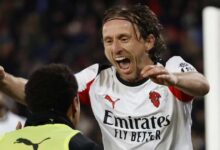 هدف متأخر من مودريتش يقود ميلان لتخطي بيزا بصعوبة