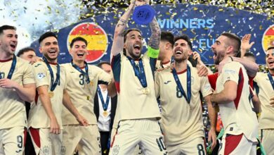 أنطونيو بيريز يصنع التاريخ.. إسبانيا تنهي سطوة البرتغال وتحصد اللقب الثامن في يورو الصالات