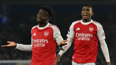 أرسنال يواصل الانتصارات ويعبر برايتون بصعوبة