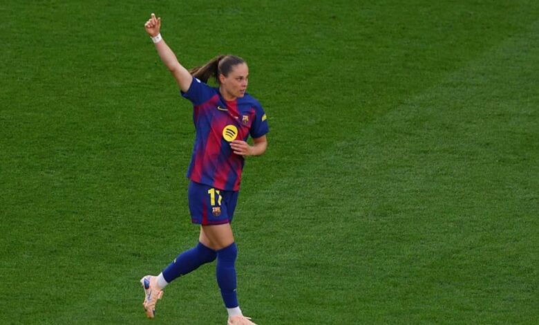 برشلونة يكتسح ليون برباعية ويتوج بلقب دوري أبطال أوروبا للسيدات